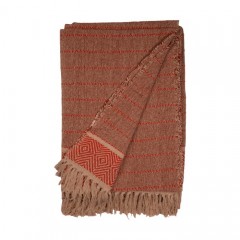 THROW RUST RAW 180 - BLANKETS, TOWELS